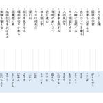 ３年生１学期　漢字５０問テストの攻略プリント